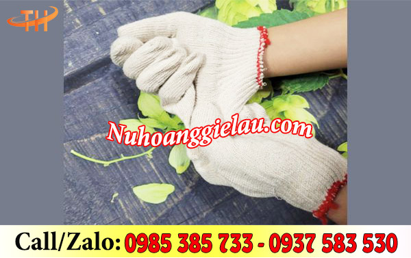 Găng tay sợi len trắng 40g Găng tay sợi len trắng 40g