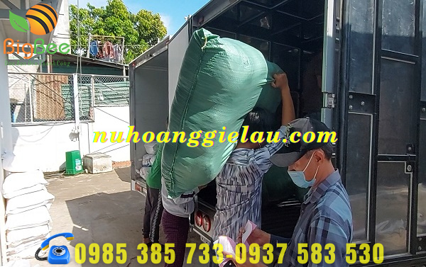 giao quéo vải lau cho khách