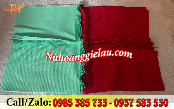 Giẻ lau công nghiệp may ghép chắc chắn, tỉ mỉ Giẻ lau công nghiệp may ghép chắc chắn, tỉ mỉ