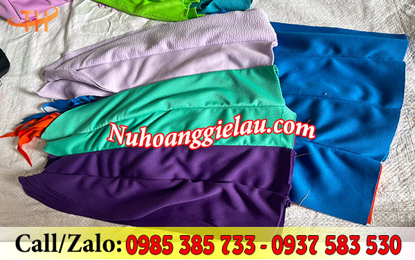 Giẻ lau công nghiệp may ghép nhiều lớp Giẻ lau công nghiệp may ghép nhiều lớp