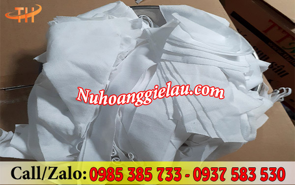Giẻ lau công nghiệp nhỏ kích thước 10 -15cm màu trắng Giẻ lau công nghiệp nhỏ kích thước 10 -15cm màu trắng