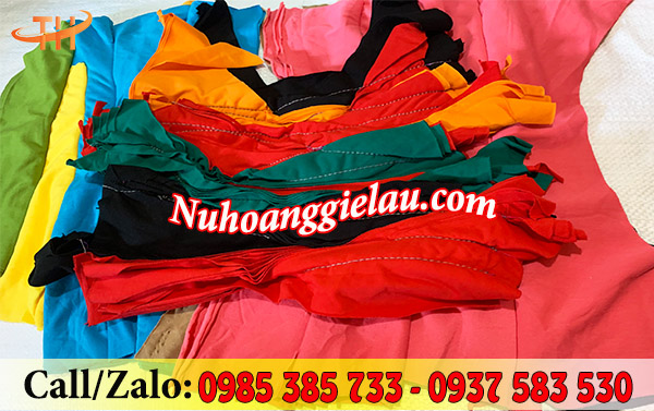 Giẻ lau máy may nối nhiều màu Giẻ lau máy may nối nhiều màu