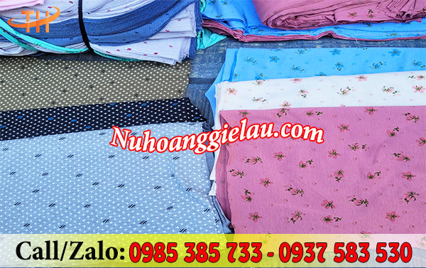 Giẻ lau dầu nhớt công nghiệp in hoa Giẻ lau dầu nhớt công nghiệp in hoa