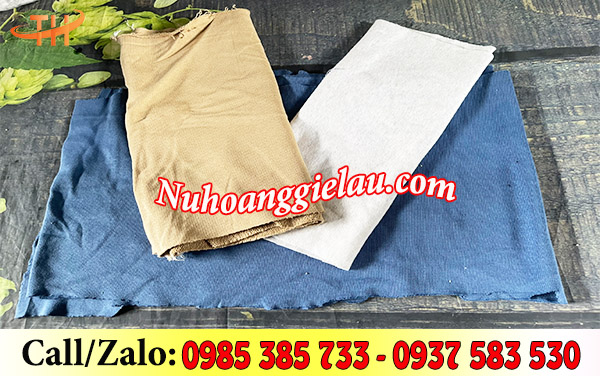 Giẻ lau máy cotton màu trơn Giẻ lau máy cotton màu trơn