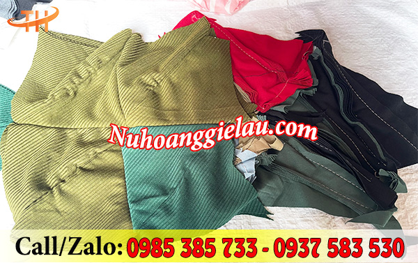 Giẻ lau màu thun cotton may nhiều lớp Giẻ lau màu thun cotton may nhiều lớp
