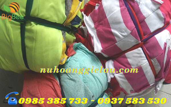 giẻ lau may nối 2 - 4 lớp nhiều màu