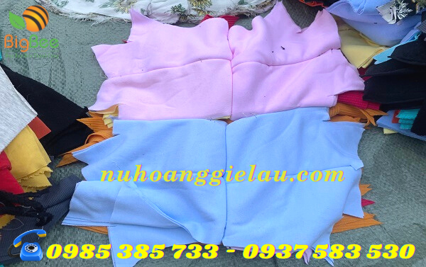 giẻ lau may nối đa dạng màu sắc