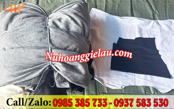 Giẻ lau dầu nhớt công nghiệp đóng cục 5-10kg, bao tải 50kg Giẻ lau dầu nhớt công nghiệp đóng cục 5-10kg, bao tải 50kg