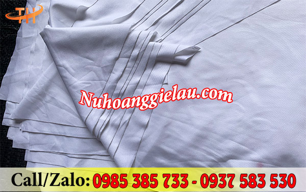 Giẻ lau poly trắng sạch, mới Giẻ lau poly trắng sạch, mới