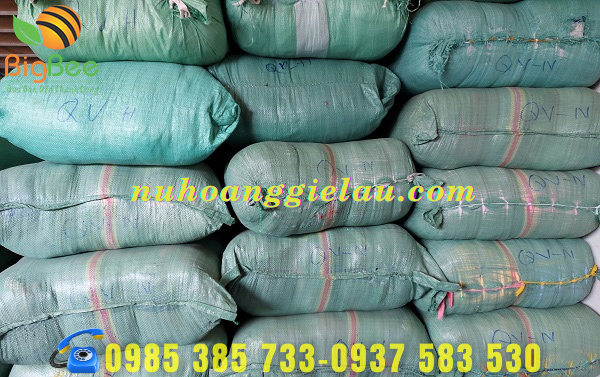 giẻ lau trắng tại kho thu hồng số lượng lớn