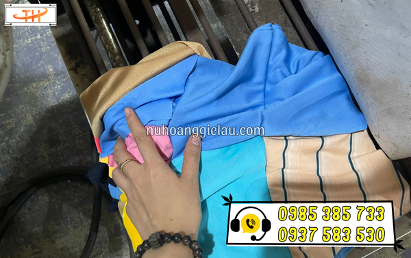 Giẻ lau công nghiệp may ghép chắc chắn, sử dụng an toàn Giẻ lau công nghiệp may ghép chắc chắn, sử dụng an toàn
