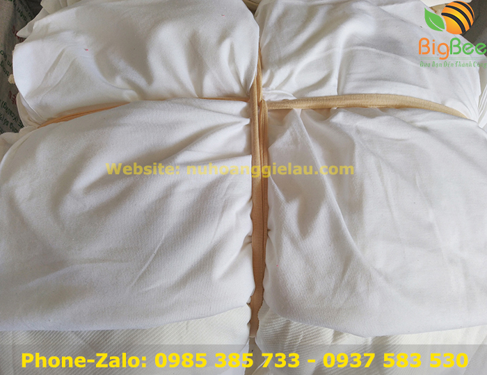 Giẻ lau cotton trắng