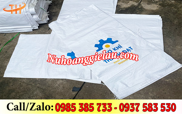 Bao tải in logo đựng cơ khí Bao tải in logo đựng cơ khí