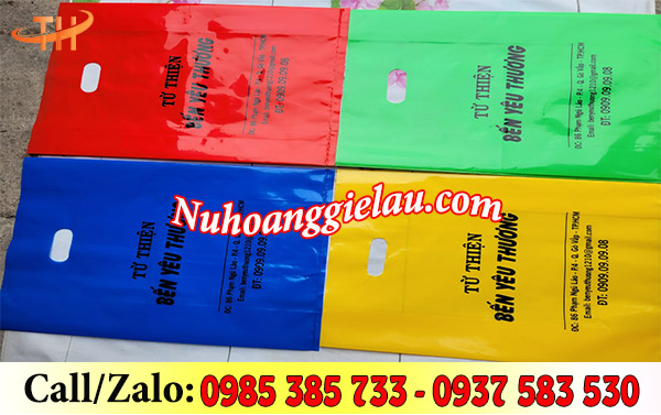 Túi hột xoài in chữ đẹp Túi hột xoài in chữ đẹp