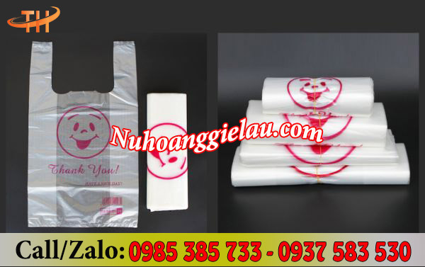 Nhận in logo túi xốp siêu thị giá tốt Nhận in logo túi xốp siêu thị giá tốt