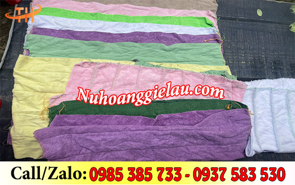 Khăn lau máy được may chắc chắn Khăn lau máy được may chắc chắn