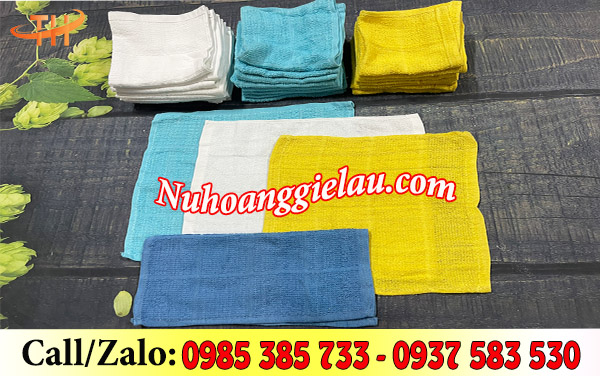 Khăn lau cotton đa năng đủ màu Khăn lau cotton đa năng đủ màu