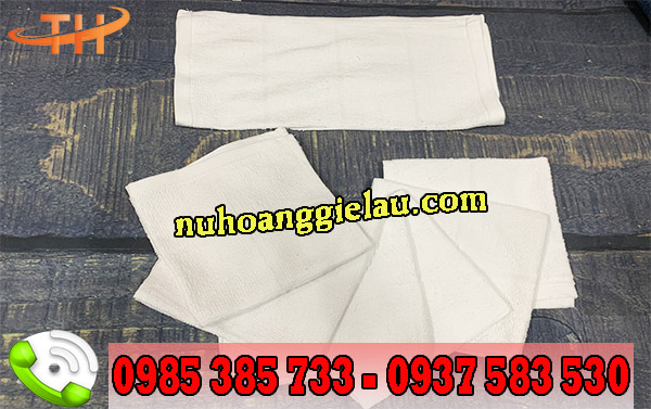 Khăn vuông cotton trắng Khăn vuông cotton trắng
