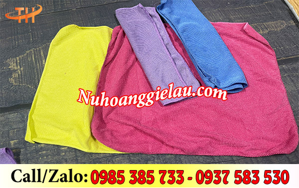 Khăn lau microfiber vuông sẵn kho Khăn lau microfiber vuông sẵn kho