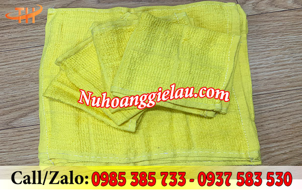 Khăn cotton vàng Khăn cotton vàng