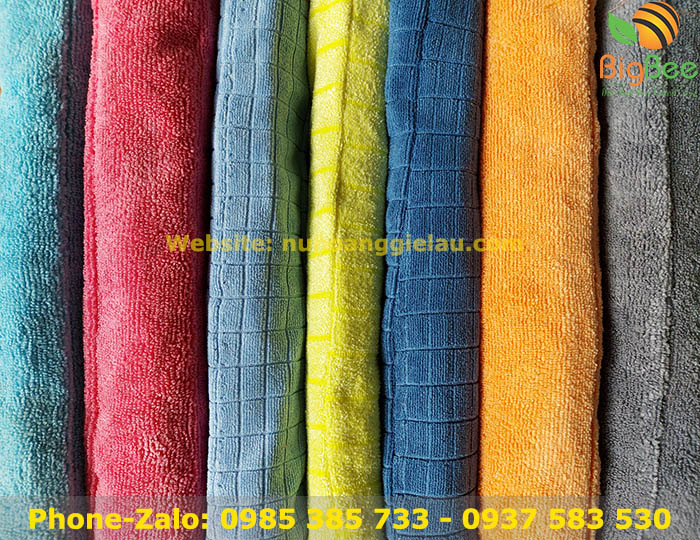 khăn lau bếp đa năng nối nhiều màu siêu thấm giá sỉ rẻ