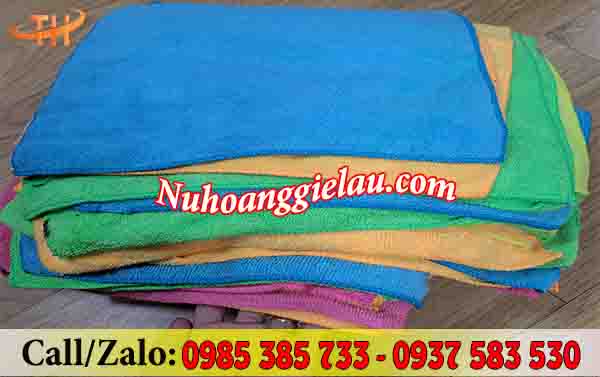 Khăn lau microfiber sẵn đủ màu tại Thu Hồng Khăn lau microfiber sẵn đủ màu tại Thu Hồng