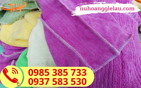 Khăn lau công nghiệp may nối Khăn lau công nghiệp may nối