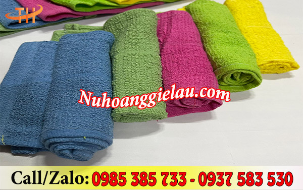 Khăn cotton vuông bán ký Khăn cotton vuông bán ký