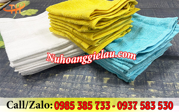Khăn lau cotton 28x28cm chất lượng giá tốt tại Thu Hồng Khăn lau cotton 28x28cm chất lượng giá tốt tại Thu Hồng