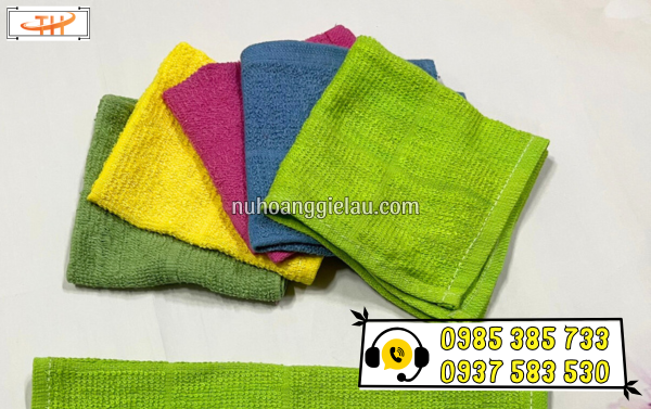 Khăn lau vuông cotton đa dạng với nhiều màu sắc hàng chuẩn sẵn tại Thu Hồng Khăn lau vuông cotton đa dạng với nhiều màu sắc hàng chuẩn sẵn tại Thu Hồng