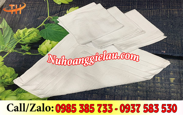 Khăn lau cotton trắng Khăn lau cotton trắng