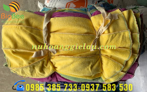 khăn lau đa năng may nối đóng gói theo từng bó