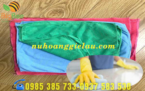 khăn lau đa năng nhiều màu siêu thấm