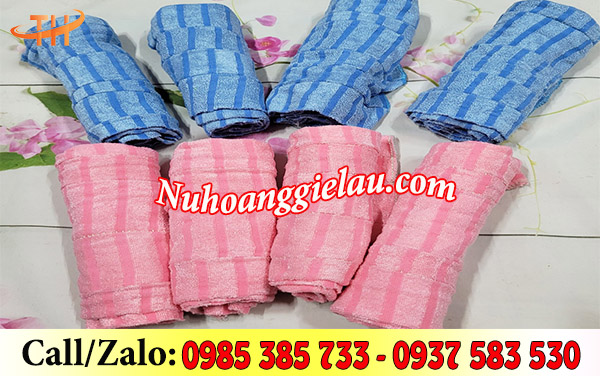 Khăn lau công nghiệp may nối chất liệu cotton Khăn lau công nghiệp may nối chất liệu cotton