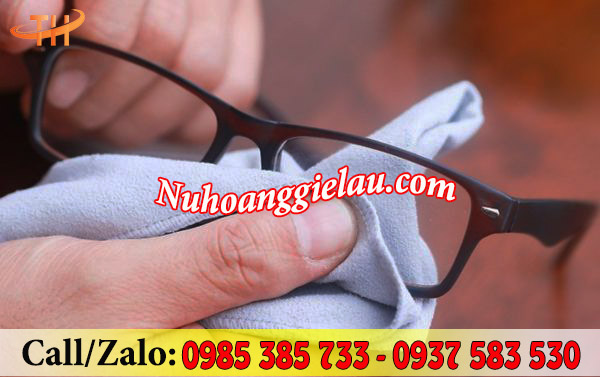 Khăn lau mắt kính có may viền Khăn lau mắt kính có may viền