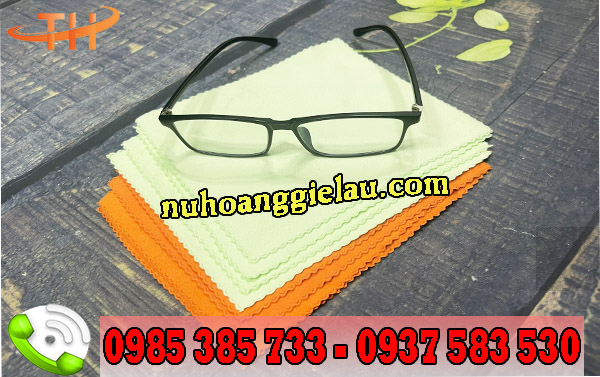 Khăn lau mắt kính bề mặt mềm mịn Khăn lau mắt kính bề mặt mềm mịn
