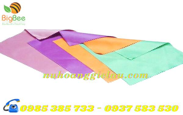 khăn lau mắt kính nhiều màu sắc