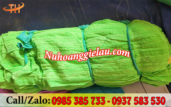 Khăn lau may nối bán theo ký Khăn lau may nối bán theo ký