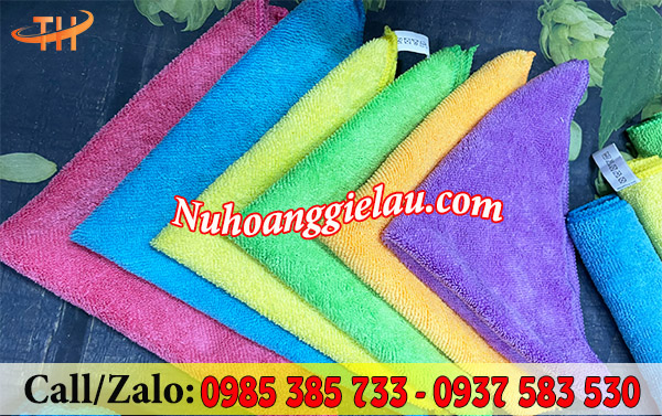 Khăn lau microfiber sẵn kho sỉ rẻ Khăn lau microfiber sẵn kho sỉ rẻ