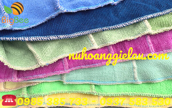 khăn lau may nối thu hồng