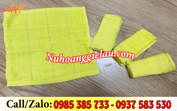 Khăn lau đa năng vuông chất liệu cotton Khăn lau đa năng vuông chất liệu cotton