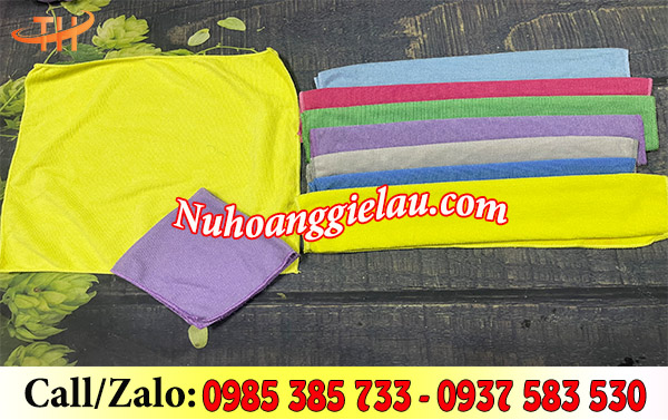 Khăn lau đa năng vuông đủ màu Khăn lau đa năng vuông đủ màu