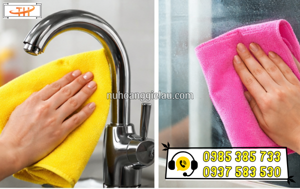 Khăn lau vuông cho khả năng làm sạch hiệu quả Khăn lau vuông cho khả năng làm sạch hiệu quả