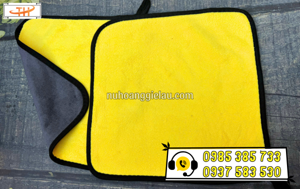 Khăn lau xe đa năng 2 lớp microfiber sẵn sỉ rẻ Khăn lau xe đa năng 2 lớp microfiber sẵn sỉ rẻ