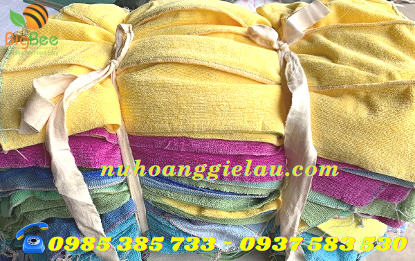 khăn lau may nối Thu Hồng bán theo kg