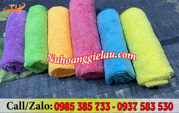 Khăn lau microfiber 30x30cm đa dạng màu sắc Khăn lau microfiber 30x30cm đa dạng màu sắc