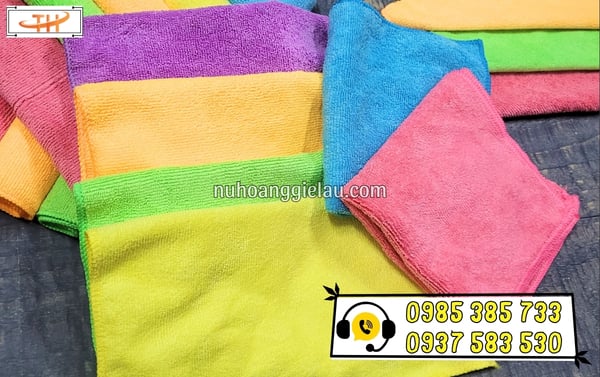 Khăn lau đa năng sợi microfiber hàng sẵn giá sỉ Khăn lau đa năng sợi microfiber hàng sẵn giá sỉ