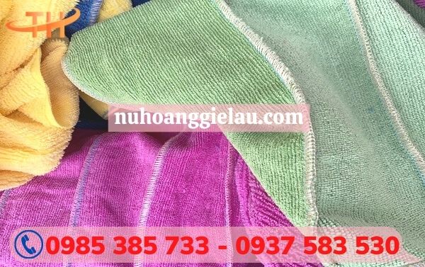 khăn lau may nối nhiều màu khăn lau may nối nhiều màu