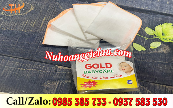 Khăn xô 4 lớp được đóng hộp 10 khăn Khăn xô 4 lớp được đóng hộp 10 khăn