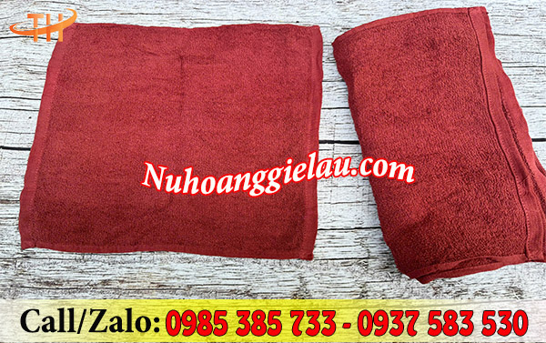 Khăn lau vuông cotton đủ màu Khăn lau vuông cotton đủ màu